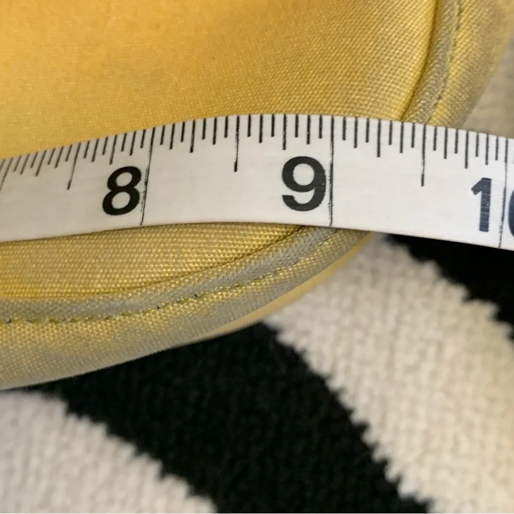 Dooney & Bourke Butter Yellow Canvas Flap Front Shoulder Bag - Picture 11 of 15